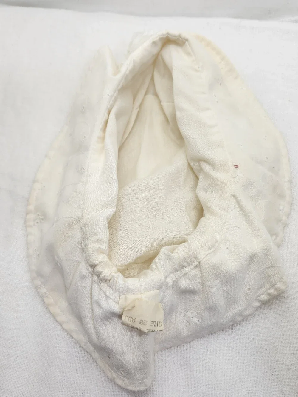 Vintage Toddler Child Cream Eyelet Lace Spring Summer Toddler Size 20 Floral